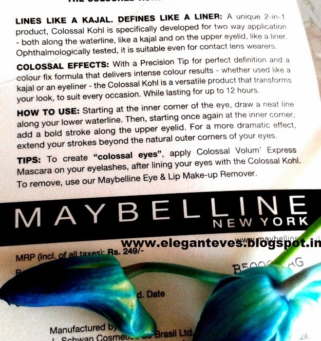 Maybelline Colossal Kohl #True Turquoise