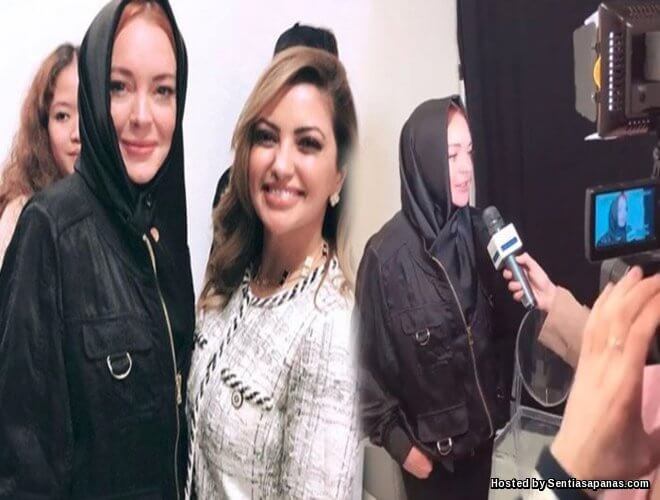 Lindsay Lohan Berhijab - London Modest Fashion Week 2018
