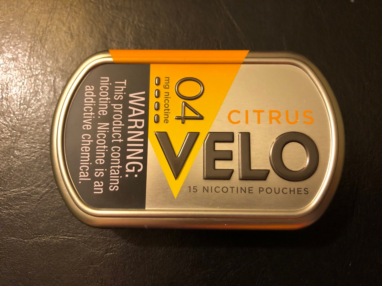 Velo (Nicotine Pouches) Mint & Citrus (4mg) Review. 12 July 2019.