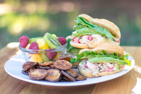 How to Make Mini Chicken Salad Sandwiches and Air Fryer Potato Chip Recipes
