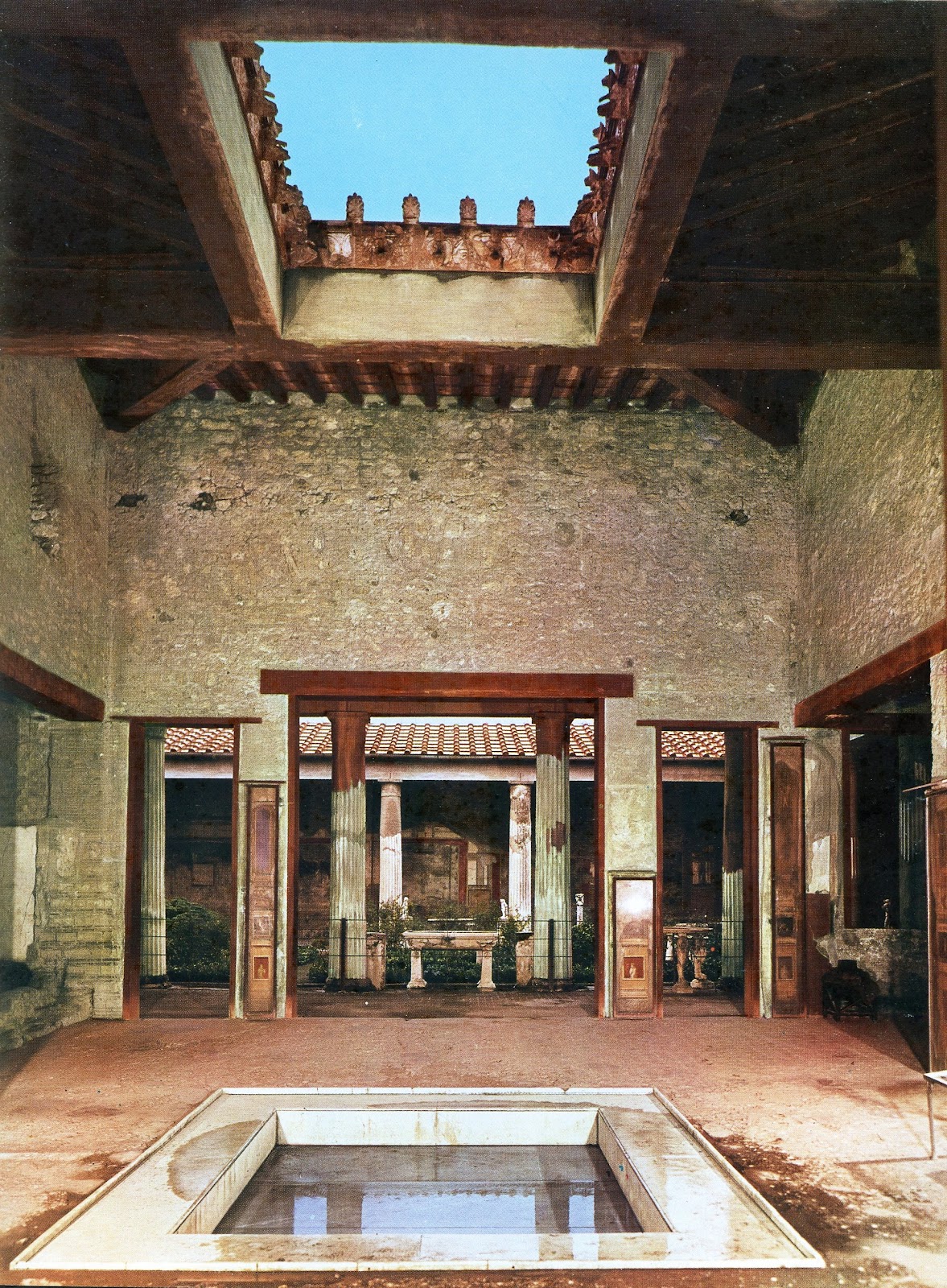 имплювий в древнем риме. перистиль в архитектуре древней греции. атрий в архитектуре. древнеримская вилла развалины. дом свободы древний рим.