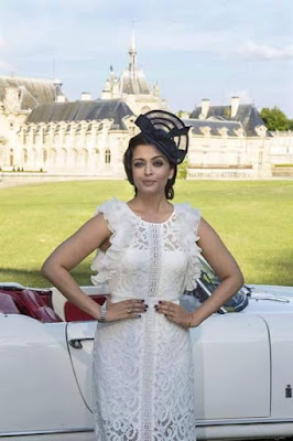 Aishwarya Rai at the launch of Longines' new Dolce Vita watch in Chantilly, France