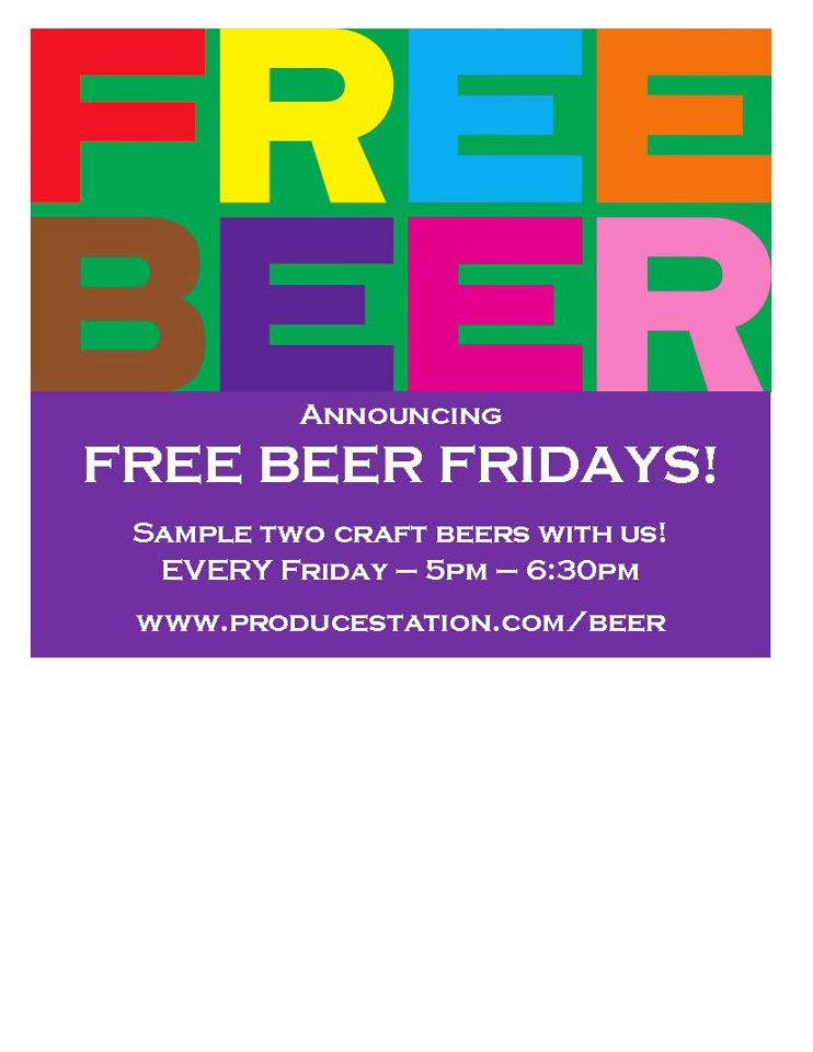 Damn Arbor Free beer tasting at Produce Station tonight