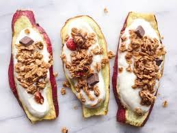 Sweet Potatoes With Granola