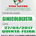 Dia 27 de abril terá Ginecologista na Clínica Viva Saúde, em Mairi