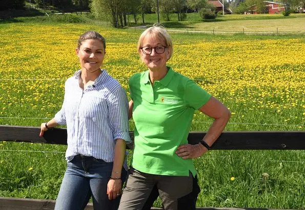 Crown Princess Victoria rode an Icelandic horse to the Skottvang mine. The Skottvang Mine is a old iron mine turned museum