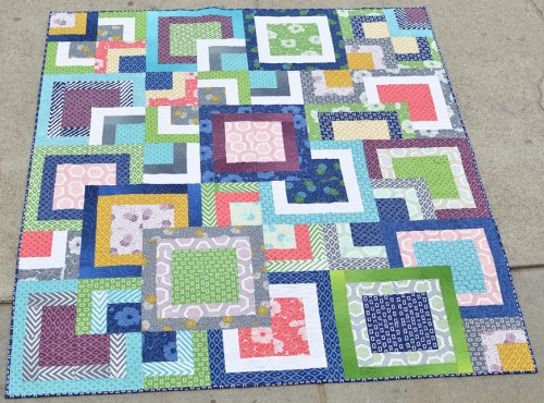 Simply Style Stacked Squares Quilt