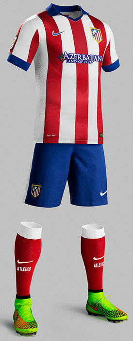 New Atlético Madrid 14-15 Home and Away Kits - Footy Headlines