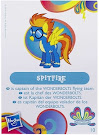 My Little Pony Wave 11 Spitfire Blind Bag Card