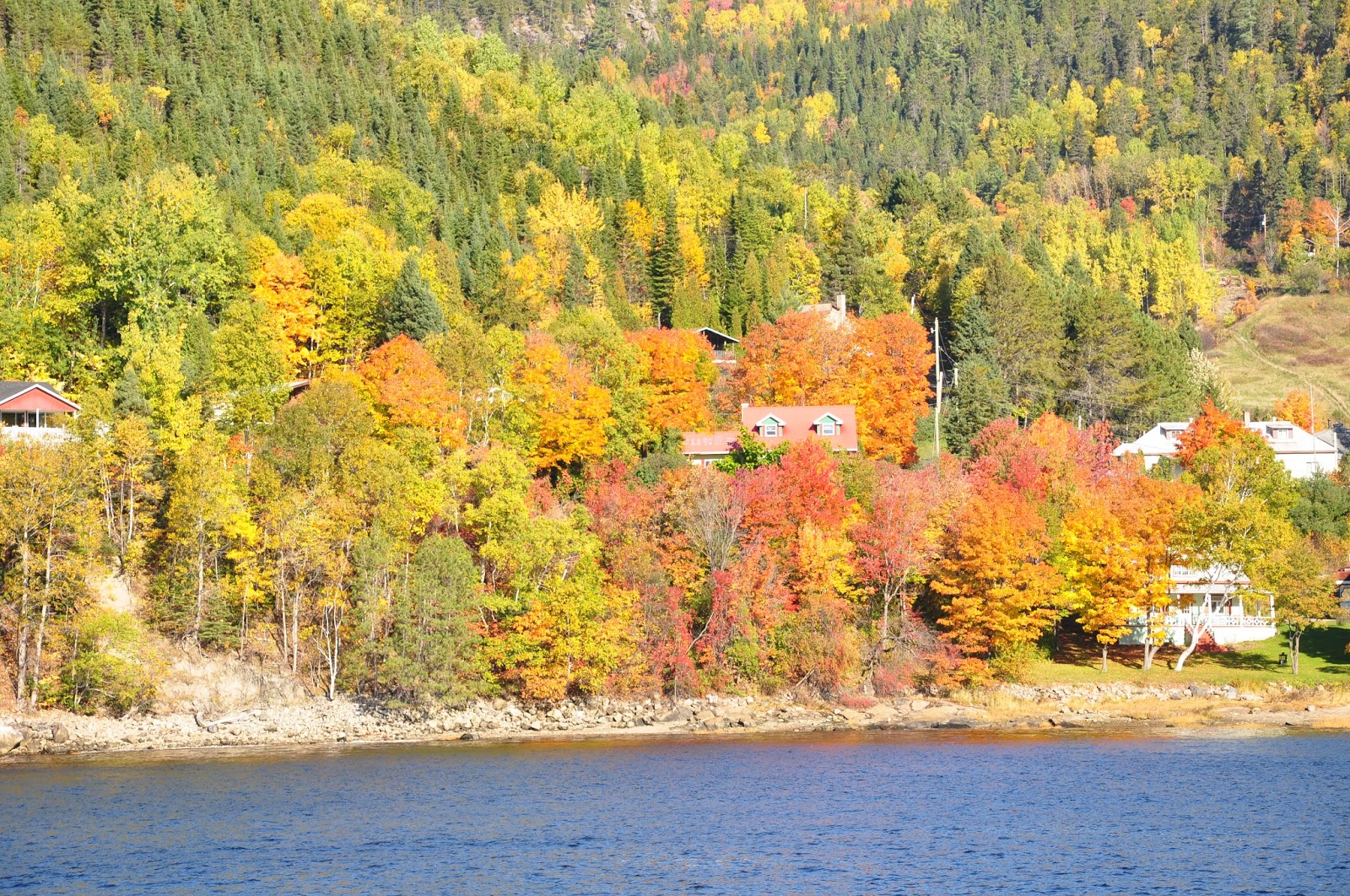 Vraie fiction Le Saguenay en automne