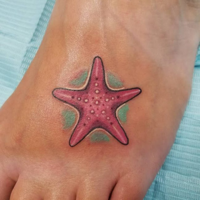 Tatuagens de estrela do mar Tatuagens de estrela do mar