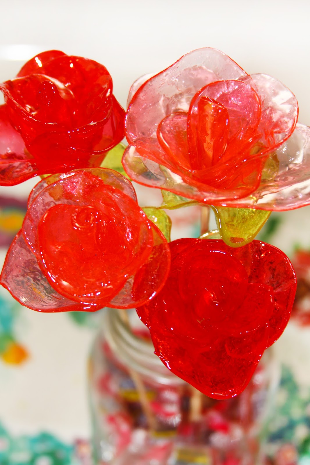 For the Love of Food DIY Candy Rose Bouquet
