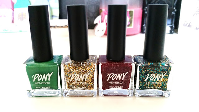 Pony & Memebox Nails Glitter Sets and Swatches