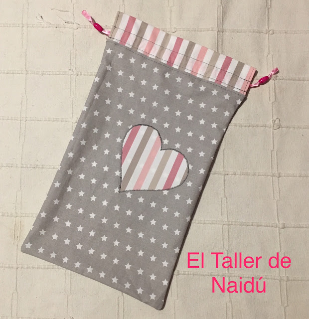 Bolsas de tela con aplicación