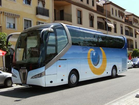Málaga Comercial: Traslados en autocar.