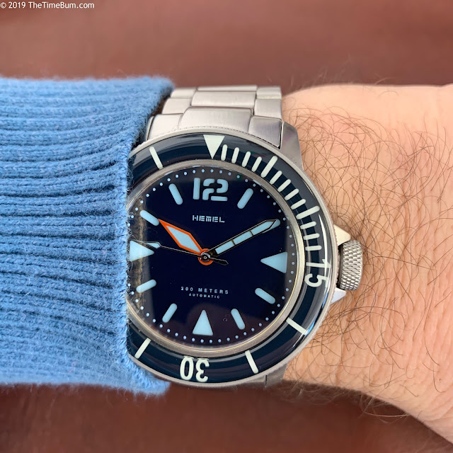 Hemel Hydroendurance HD1 Blue wrist