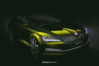 Skoda Superb Design Sketch