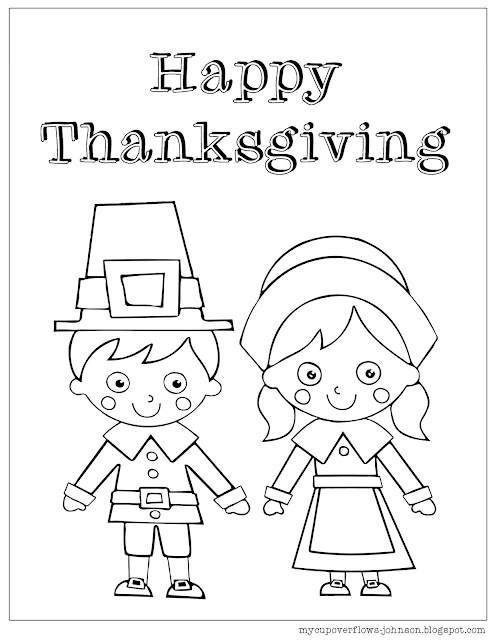 free coloring pages for Thanksgiving