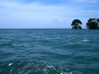 Menjangan Island Sea Waves Scenery, Bali, Indonesia