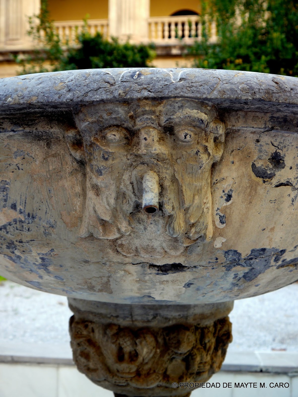 FUENTES EN GRANADA Esta fuente se encuentra en el Claustro del Colegio
