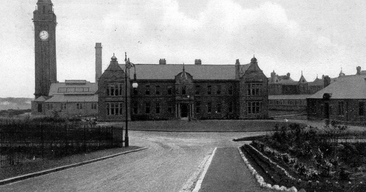 Tour Scotland Old Photograph Stobhill Hospital Springburn Glasgow Scotland