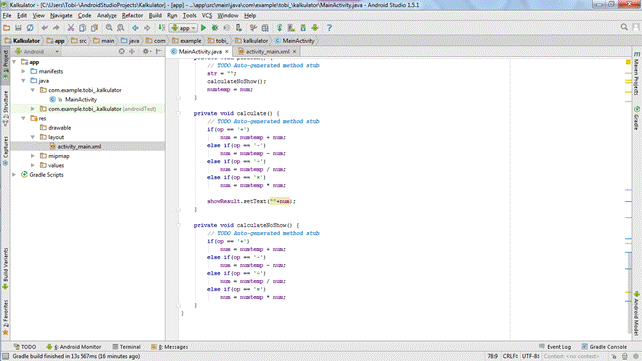 Suarpalauu: Membuat Kalkulator Sederhana pada Android Studio