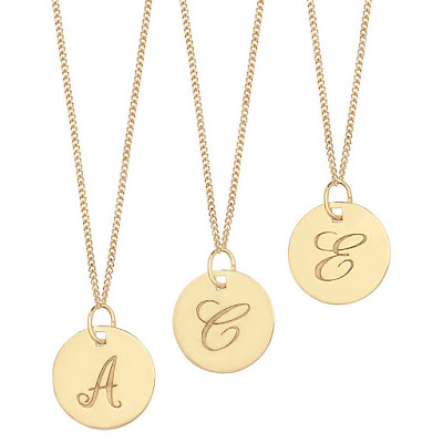 Love Island Dani Gold Round Pendant Love Island Dani's Gold Round Pendant