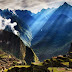 Machu Picchu polished dry-stone walls,Peru