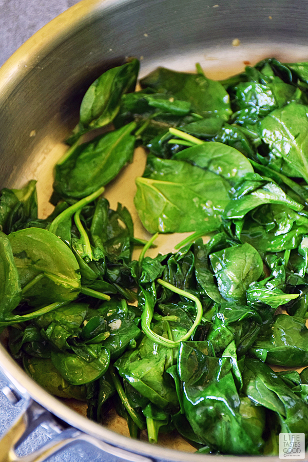 Orzo Pasta with Spinach and Parmesan Life Tastes Good