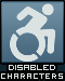 Characters with Disabilities
