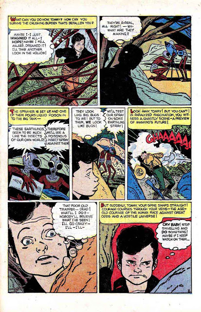Fantastic Worlds #6 golden age science fiction comic book page art by Alex Toth Fantastic Worlds #6 golden age science fiction comic book page art by Alex Toth
