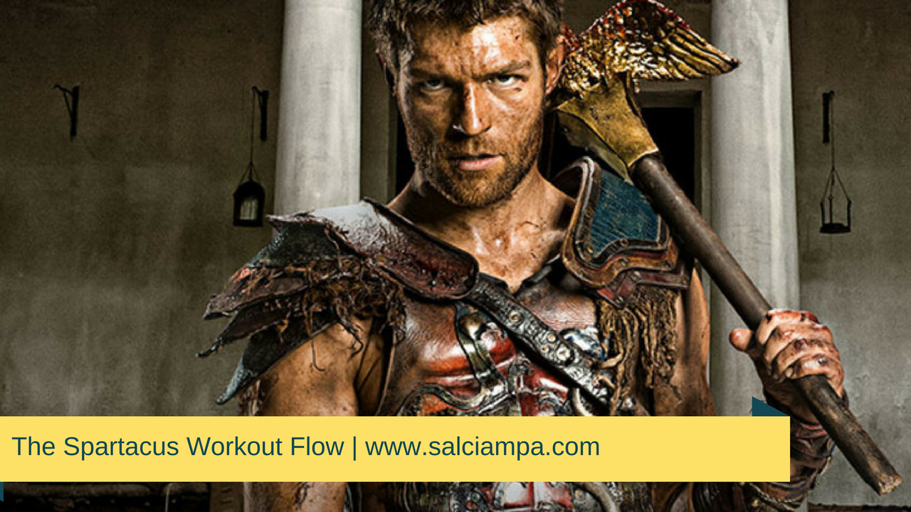 The Spartacus Workout 4 DVD Set Calendar Flow Simple