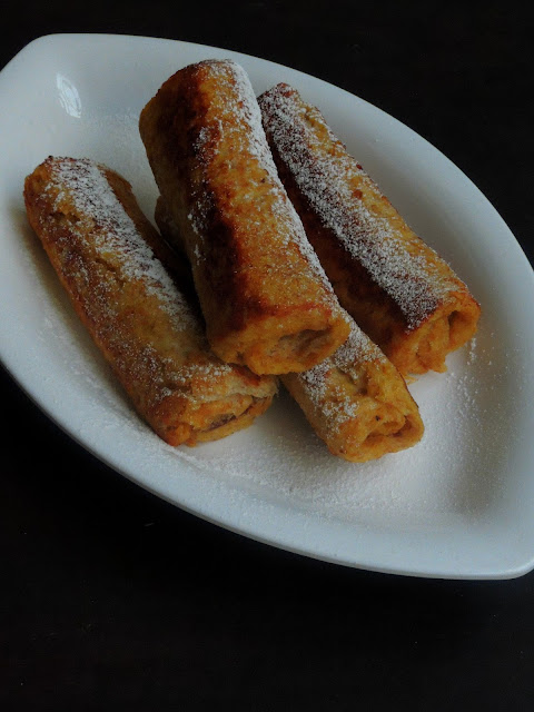 Nutella french toast rolls