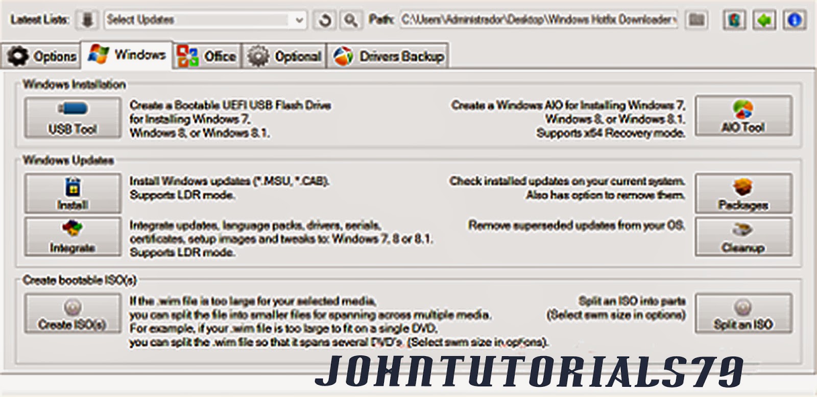 johntutorials79 full Windows Hotfix Downloader v7.9, Mas Descarga
