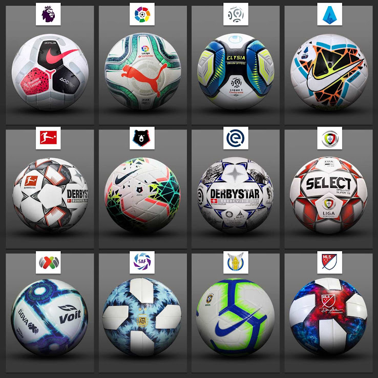 all champions league balls