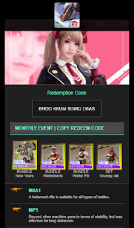 Script Phising Garena Free Fire 2019 Redeem Code