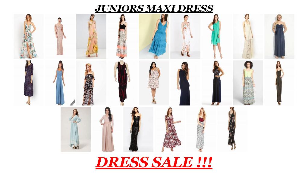 Shop For Sale - Juniors Maxi Dress