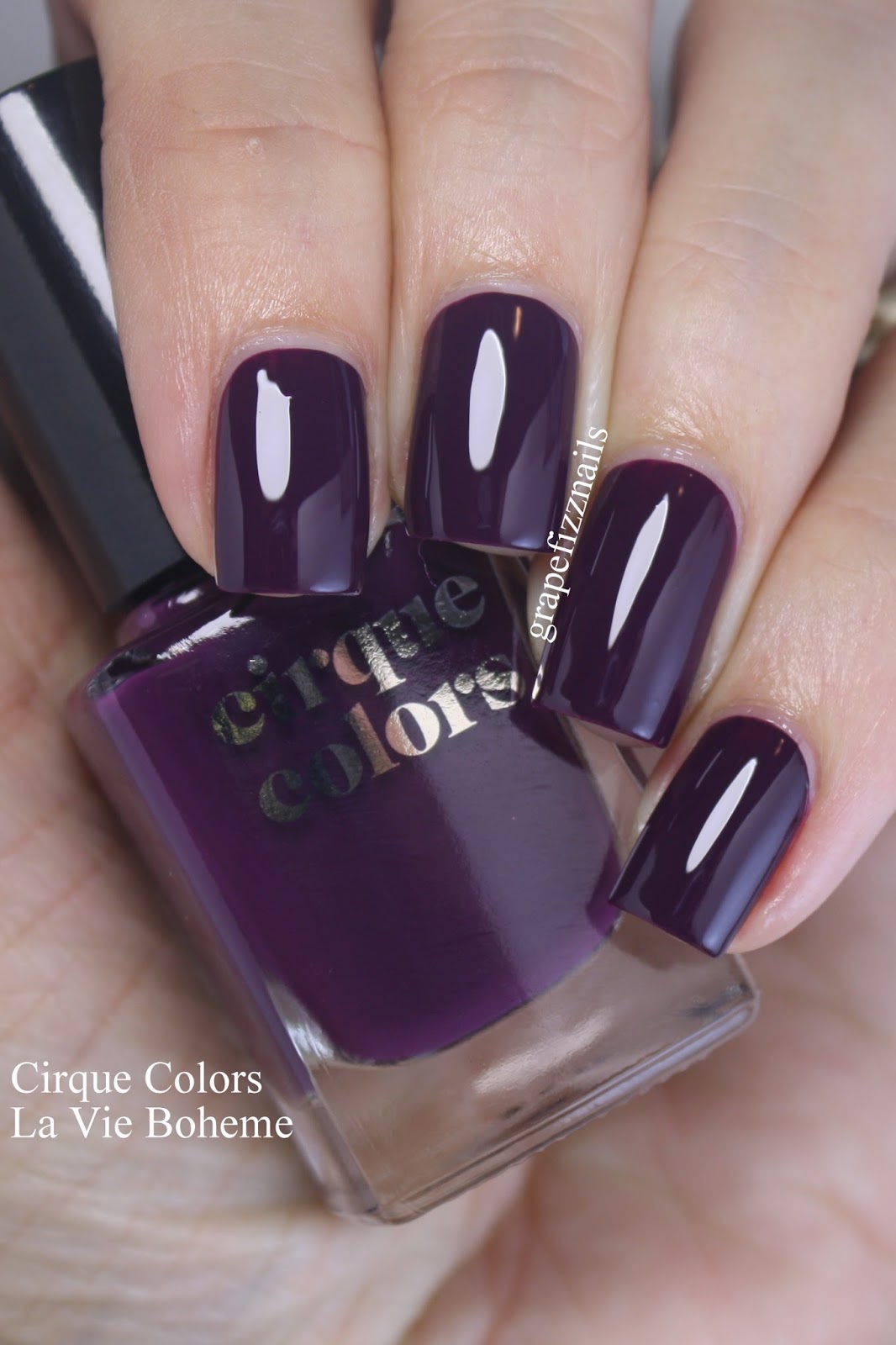 Grape Fizz Nails: Cirque Colors, Swatches and Review