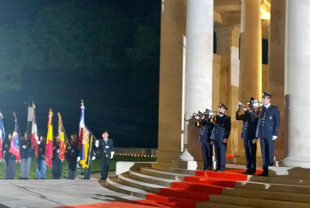 Belgian King and Queen with Princess Elisabeth at WW1 Commemoration