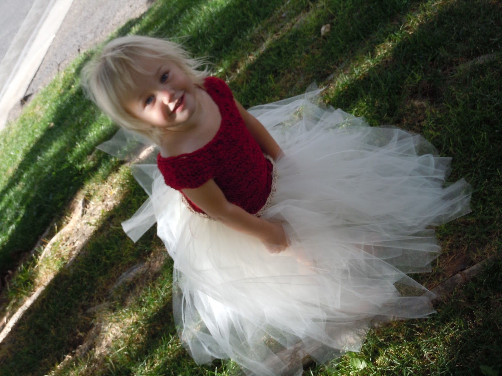 Kara Lyn Design Tulle dress with crochet bodice!