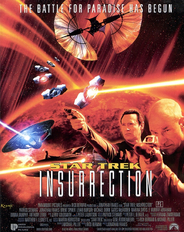 The Geeky Nerfherder: Movie Poster Art: Star Trek Movies (1994-2002)