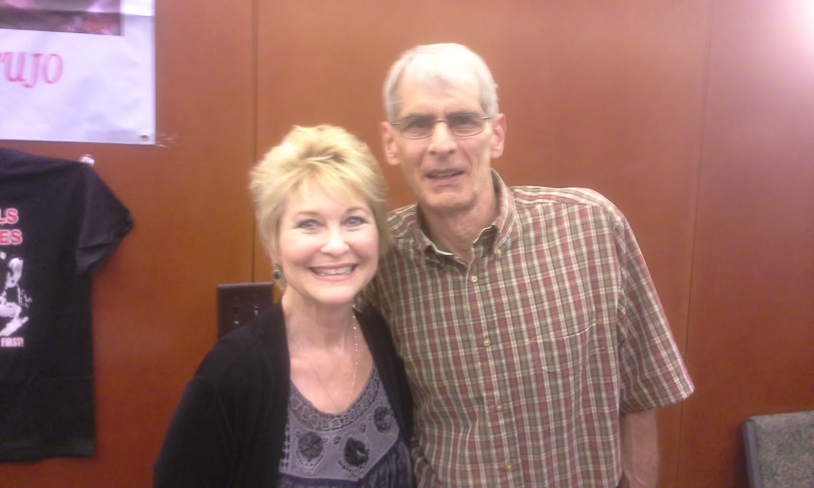 Dad with Dee Wallace