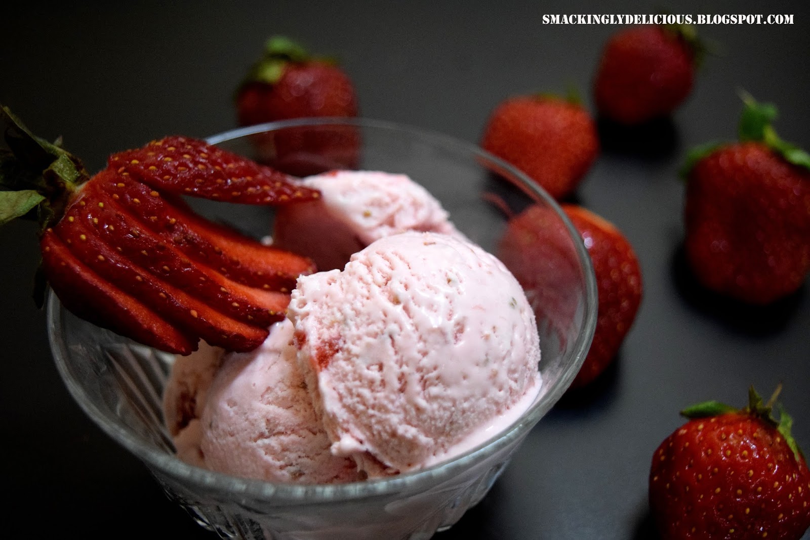 Strawberry ice cream Eggs & Kettles