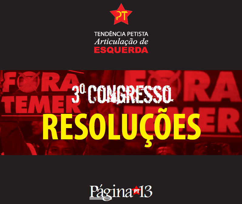 Resoluções do 3° Congresso da AE