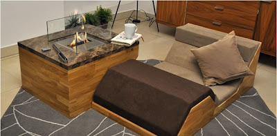 decora y disena: Chimeneas Modernas de Mesa