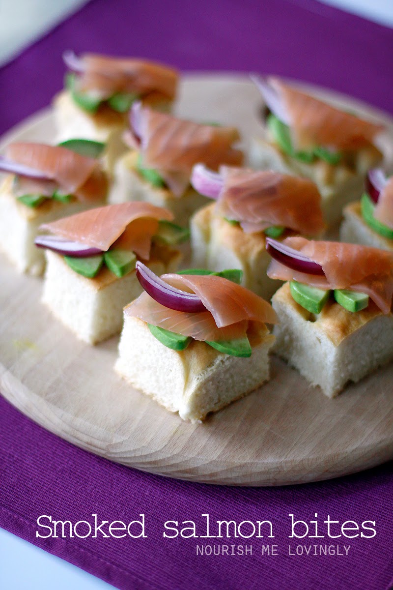 Nourish me lovingly Smoked salmon bites