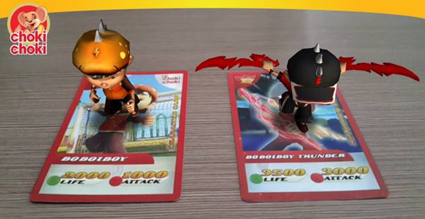 Augmented Reality game Choki-CHoki AR Boboiboy Android Indonesia
