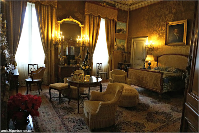 Dormitorio de William K. Vanderbilt en Marble House, Newport