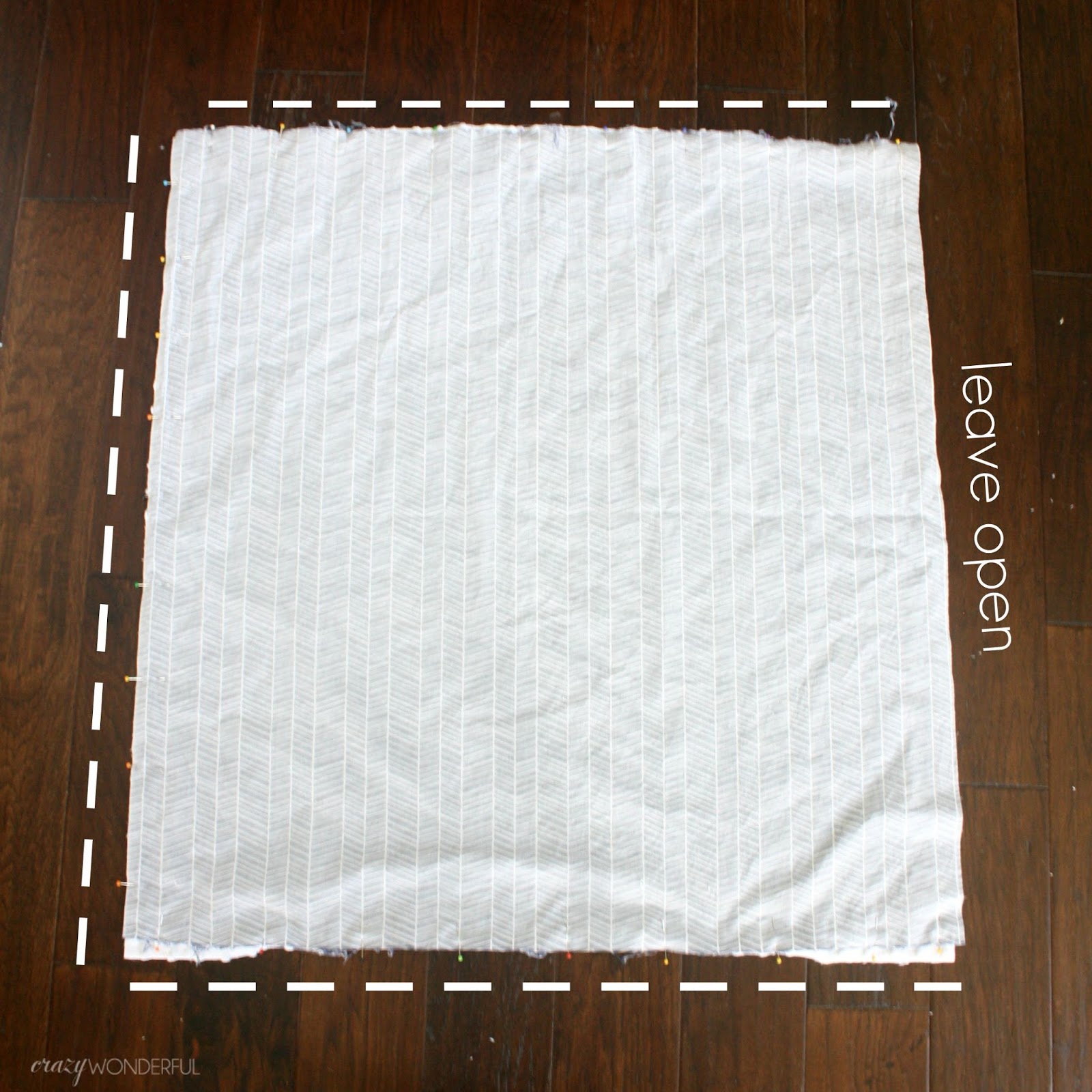 DIY nap mat cover tutorial Crazy Wonderful