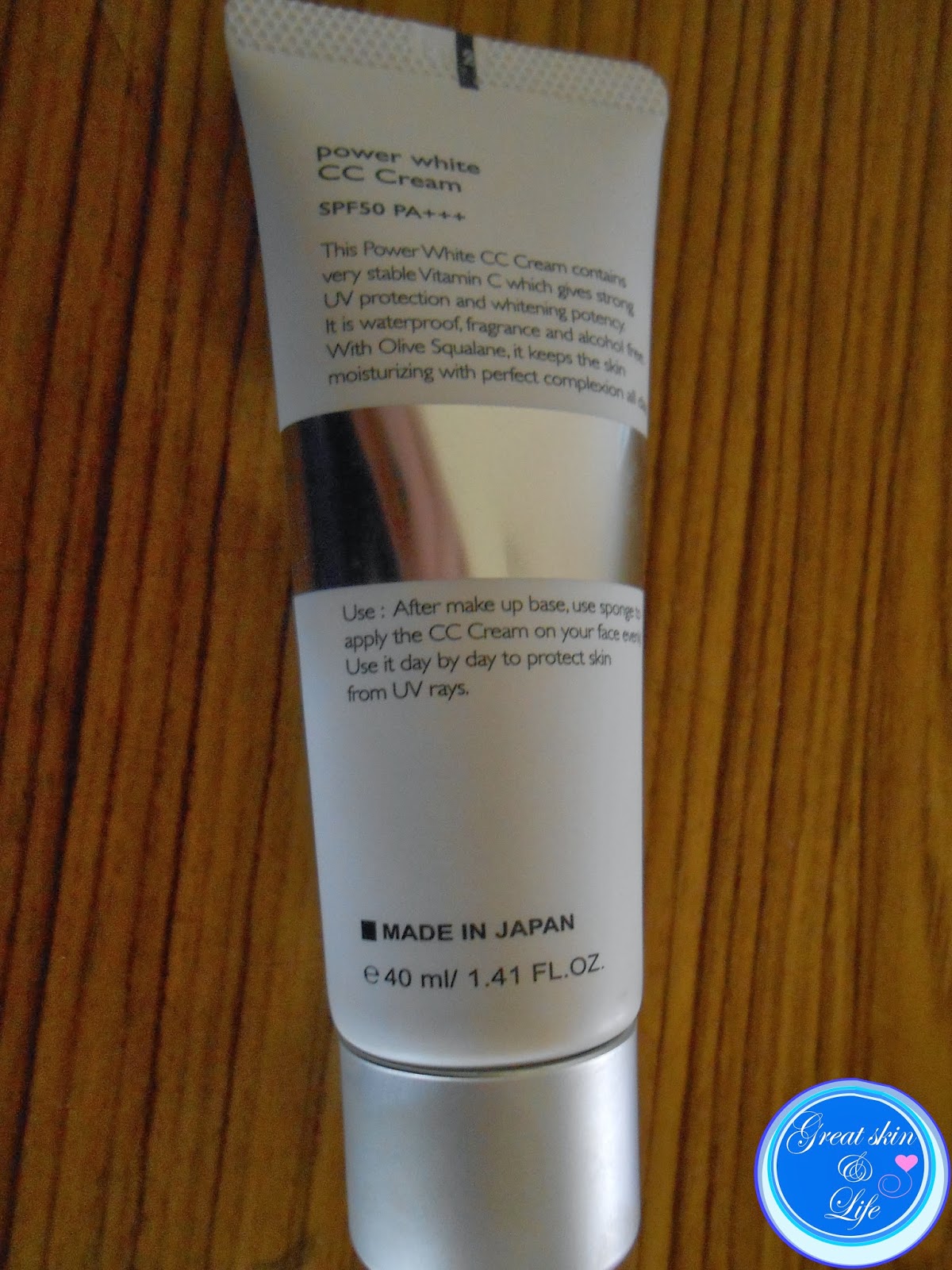 CYBER COLOUR CKIN POWER WHITE CC CREAM SPF50 CYBER COLOUR CKIN POWER WHITE CC CREAM SPF50